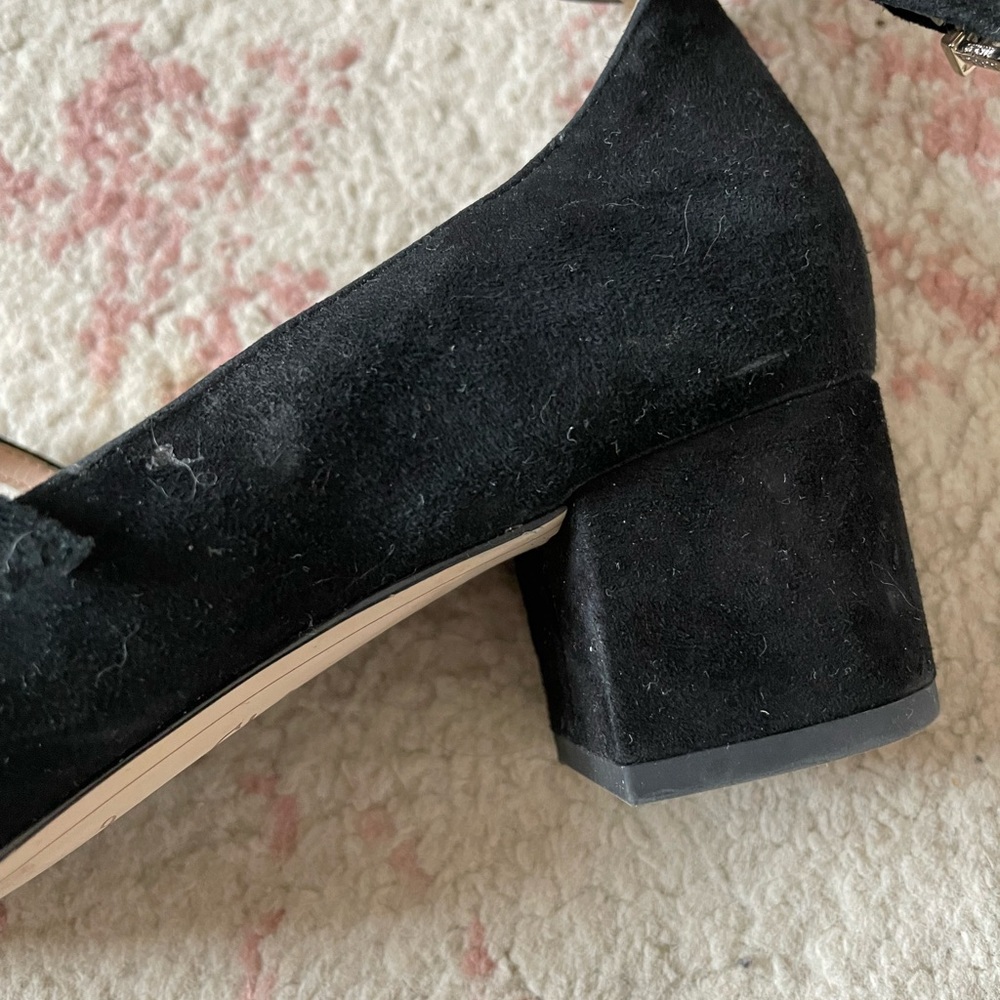 Sam Edelman black suede heels - Picture 6 of 7